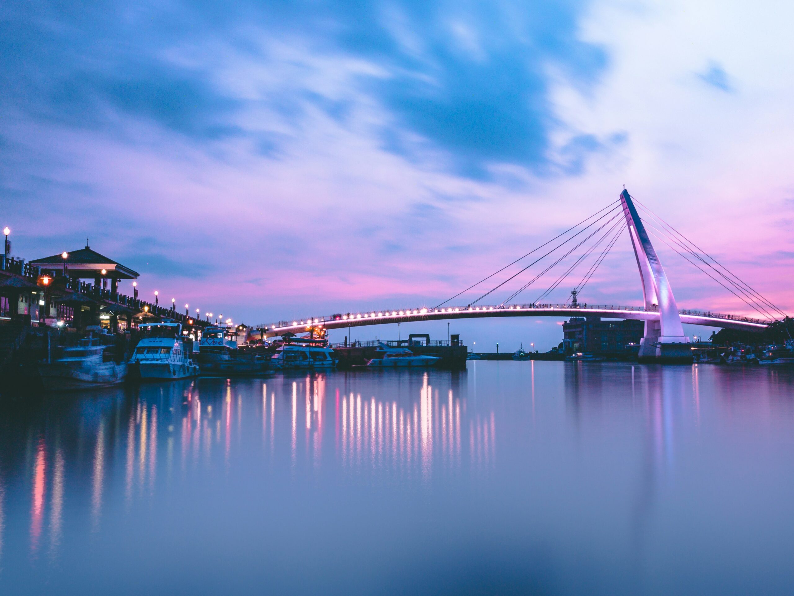 Der Hafen von Tamsui. Historisches Tor Taiwans zur Welt.